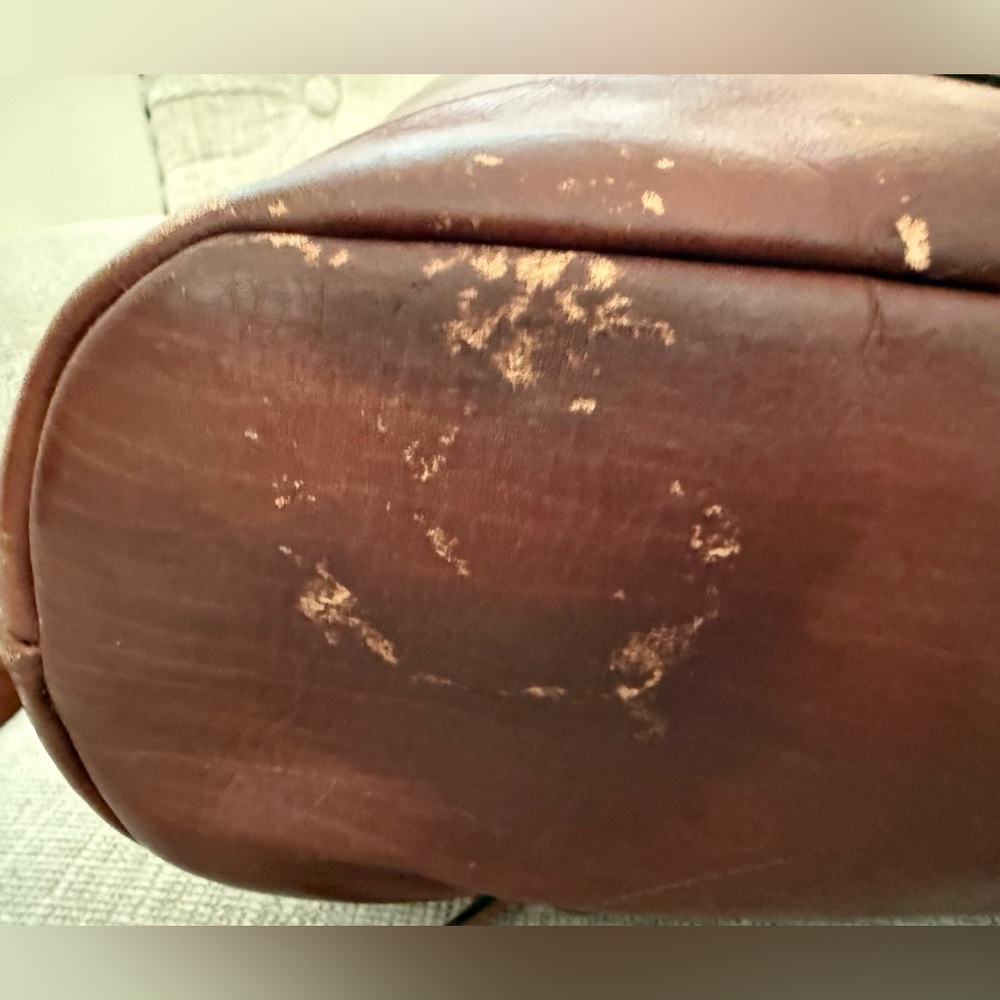 Vintage Brown Leather Backpack - Picture 11 of 15